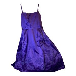 Lucy Paris, Fit & Flare, Purple, spagetti strap, size M, style#Y8343, NWT